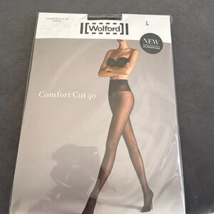 Wolford Comfort Cut 40 Tights Black Size L – New In Package Luxury Hosiery